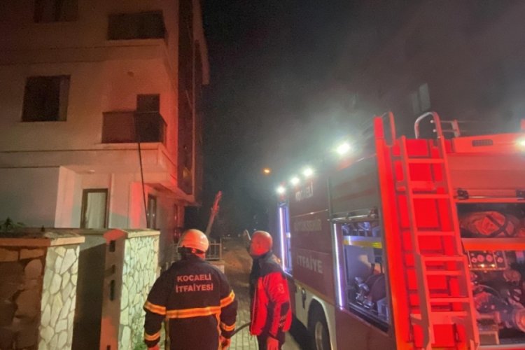 Kocaeli'de kızgın yağ yangına sebep oldu