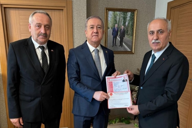 Davut Aydın'dan adaylık başvurusu