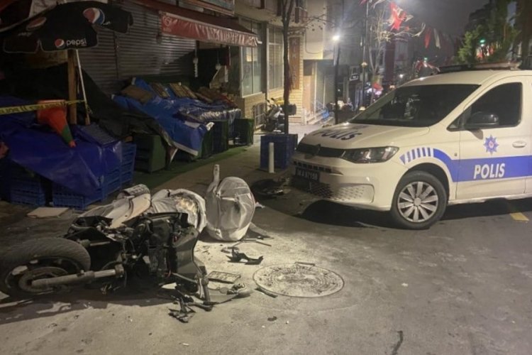 İstanbul'da silahlı saldırgan motosikletini bırakıp ka&ccedil;tı