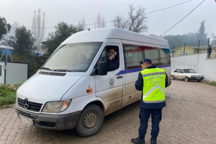 Bursa Orhangazi'de okul servislerine sıkı denetim