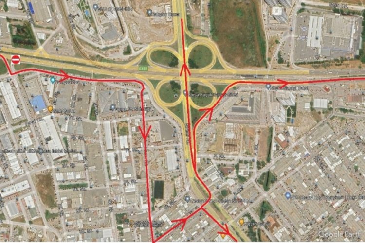 Bursa'da Beşevler kavşağında trafik d&uuml;zenlemesi yapılacak!