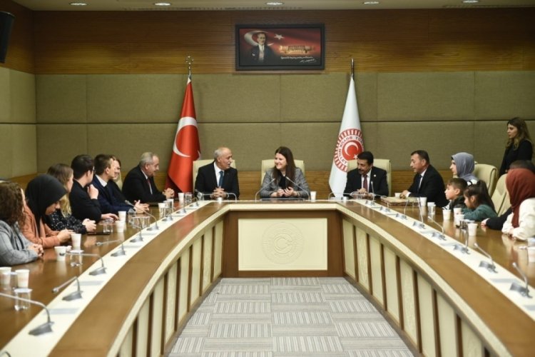 Engelli &ouml;ğrenciler, TBMM'de ağırlandı
