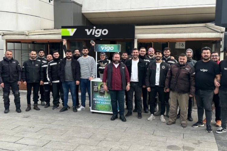 Moto kuryeler Bursa'da buluştu
