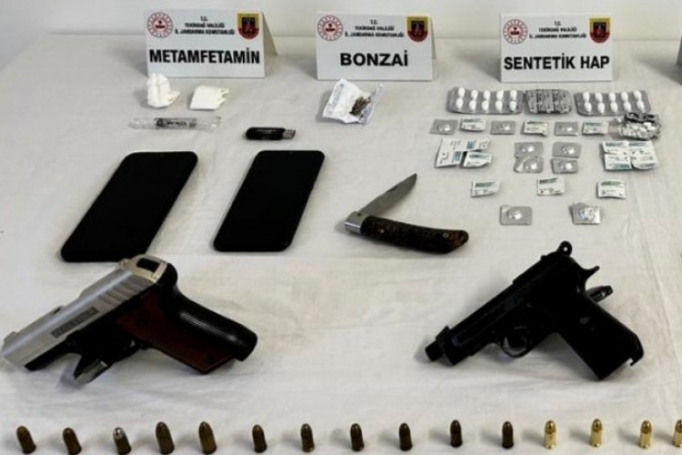 Tekirdağ'da uyuşturucu operasyonunda 9 ş&uuml;pheli g&ouml;zaltına alındı