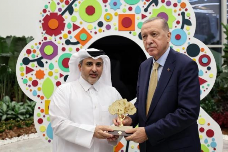 Cumhurbaşkanı Erdoğan, Katar'da EXPO 2023 fuar alanını ziyaret etti