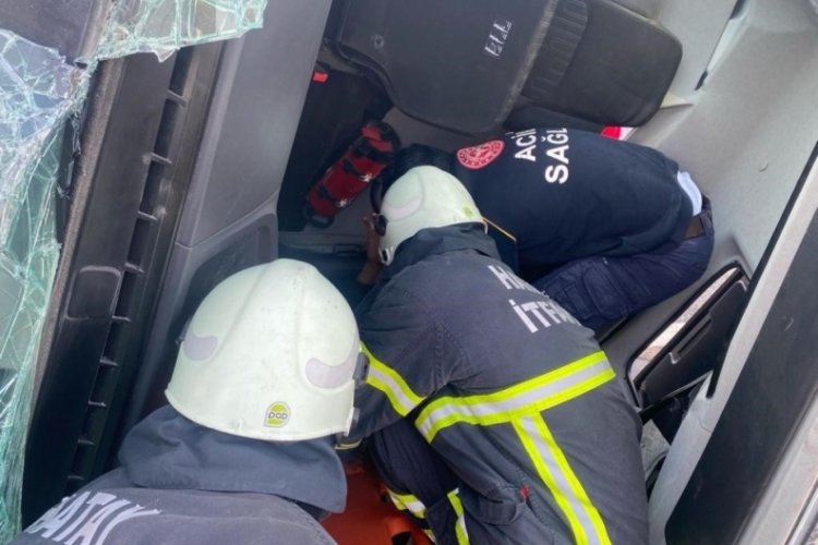 Hatay'da trafik kazasında 1 yaralı