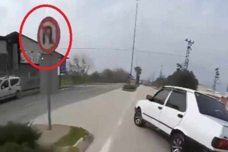 Bursa'da hatalı d&ouml;n&uuml;ş kaza getirdi