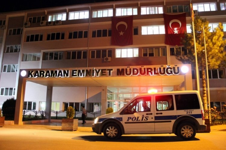 Karaman'da aranan 12 kişi yakalanarak tutuklandı