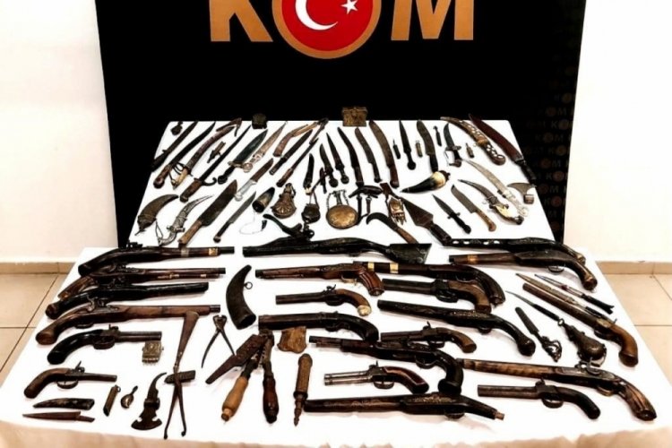 Karab&uuml;k'te tarihi eser operasyonu!