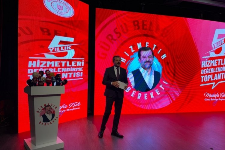 G&uuml;rsu Belediye Başkanı Işık, 5 yıllık hizmetlerini anlattı