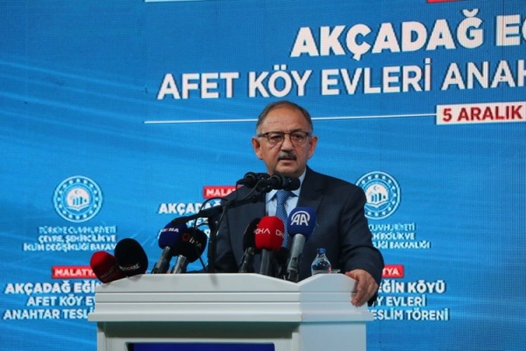 Bakan &Ouml;zhaseki: Şu ana kadar 2 milyon 200 bin konutu değiştirdik
