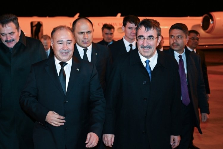 Cumhurbaşkanı Yardımcısı Cevdet Yılmaz, T&uuml;rkmenistan'da