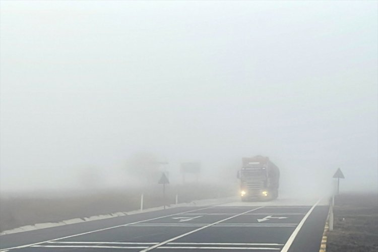 Kastamonu'da sis ulaşımı olumsuz etkiledi