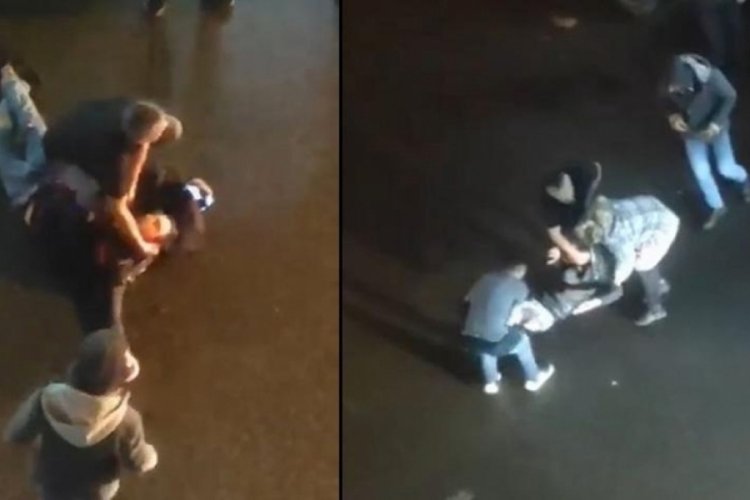 İstanbul'da husumetliler arasında kavga &ccedil;ıktı! Arkadaşını boğazından bı&ccedil;akladı