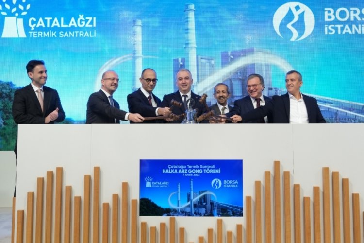 Borsa İstanbul'da gong, &Ccedil;ATES i&ccedil;in &ccedil;aldı