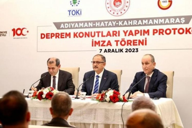 300 deprem konutu i&ccedil;in protokol imzalandı!