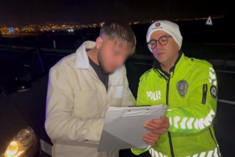 Aksaray'da ehliyetsiz s&uuml;r&uuml;c&uuml;ye 17 bin 973 TL ceza kesildi