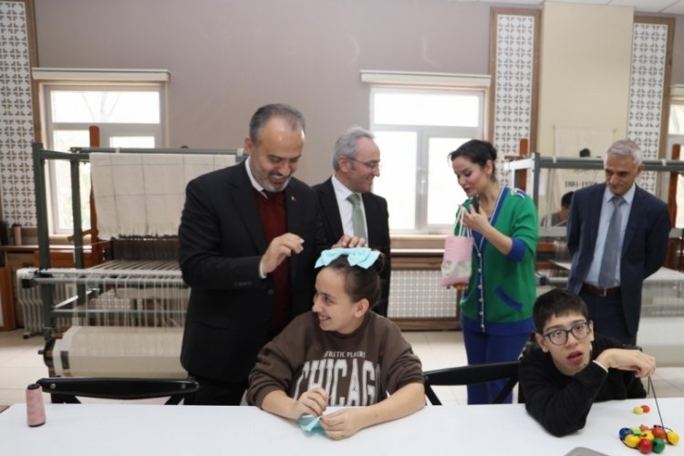 Bursa'da &ouml;zel &ouml;ğrencilerle engelsiz buluşma