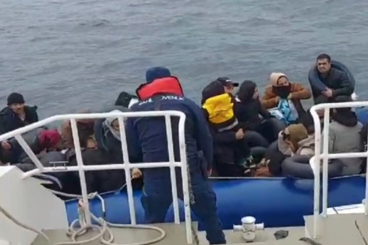 Balıkesir'de 91 d&uuml;zensiz g&ouml;&ccedil;men yakalandı!