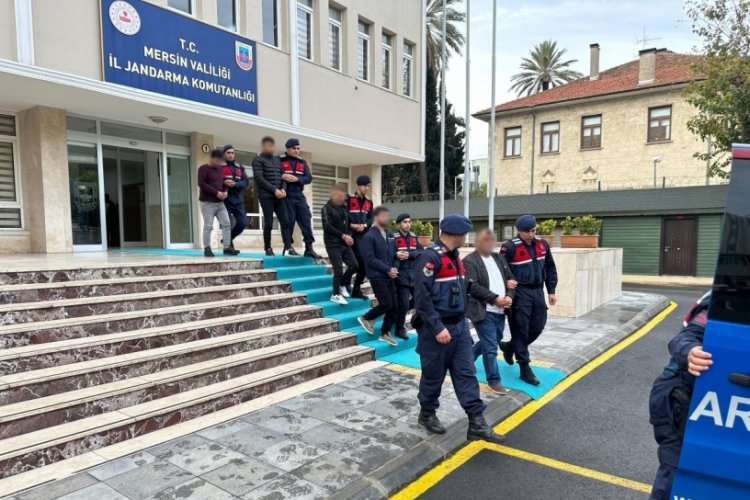 Mersin'de PKK operasyonu! 5 g&ouml;zaltı