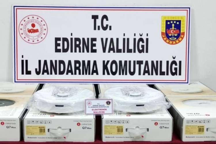 Edirne'de 10 elektronik robot s&uuml;p&uuml;rge ele ge&ccedil;irildi