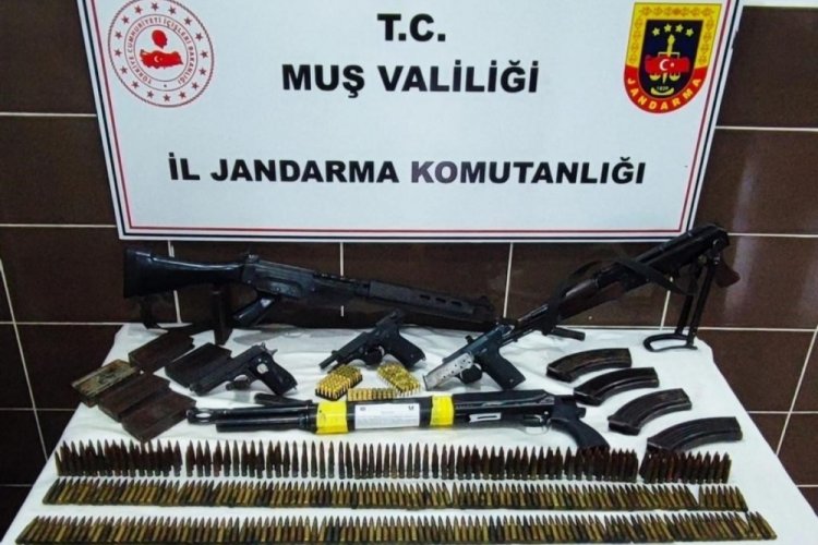 Muş'ta silah ve m&uuml;himmat operasyonu