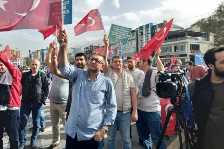 Staj ve &Ccedil;ıraklık Sigortası Mağdurları Federasyonu Bursa'da bir araya geldi