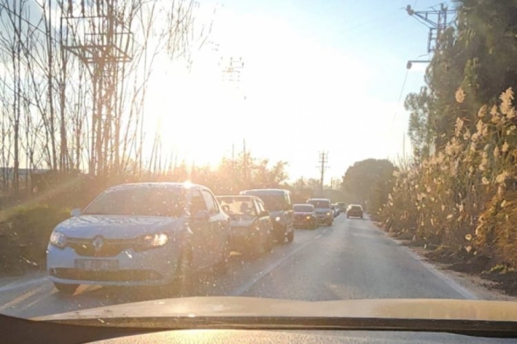 Bursa'da yoğun trafik!