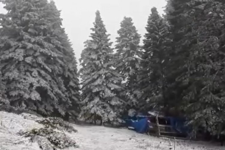 Bolu beyaz &ouml;rt&uuml;yle kaplandı!