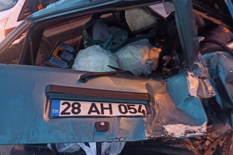 Samsun'da trafik kazası! 4 yaralı