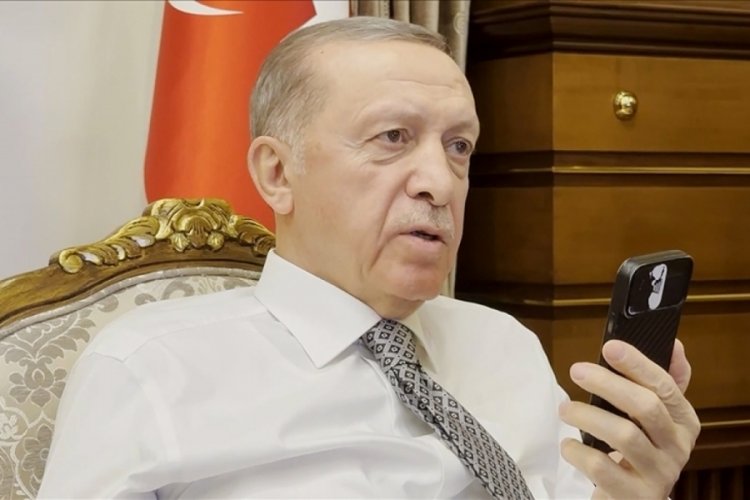 Cumhurbaşkanı Erdoğan, saldırıya uğrayan Hakem Meler ile g&ouml;r&uuml;şt&uuml;