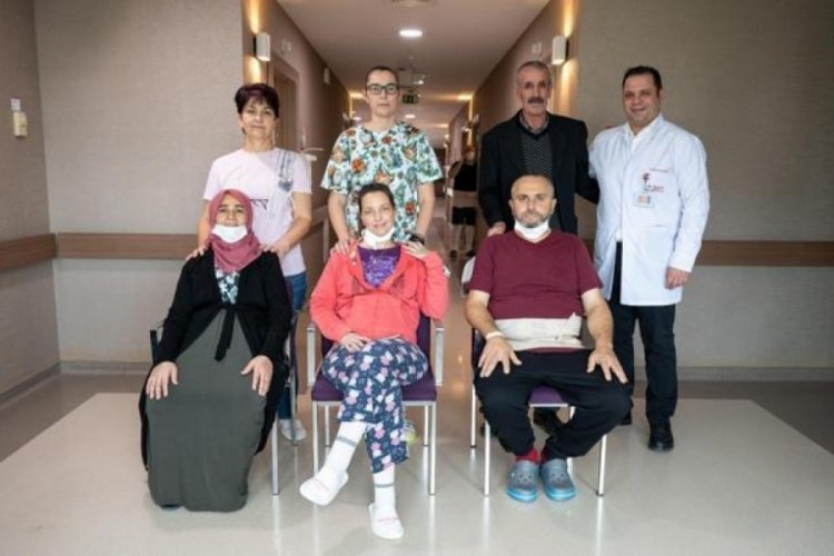 Uluslararası &ccedil;apraz nakille &uuml;&ccedil; aile sağlığına kavuştu!