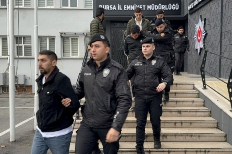 Bursa merkezli hırsızlık operasyonu! 10 ş&uuml;pheli tutuklandı