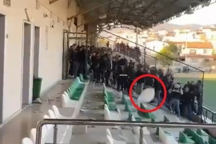Bursa'da amat&ouml;r k&uuml;me ma&ccedil;ında gerginlik