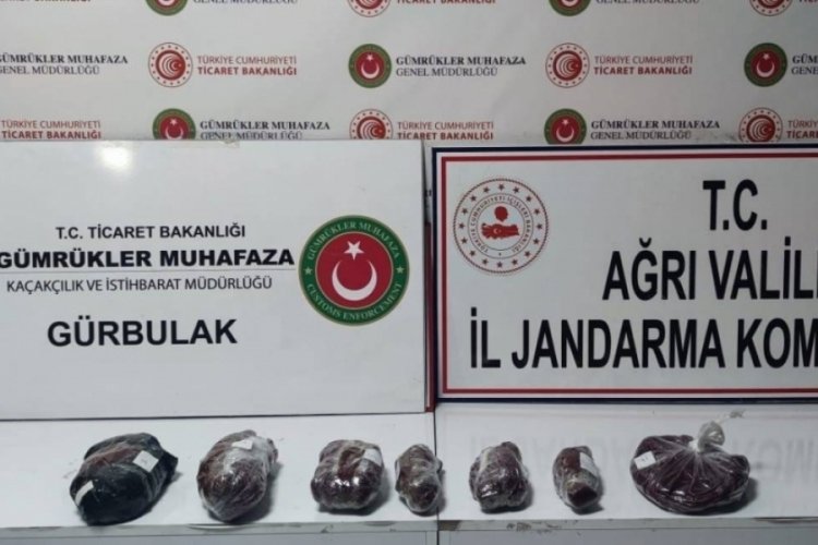 Ağrı'da servet değerinde safran ele ge&ccedil;irildi