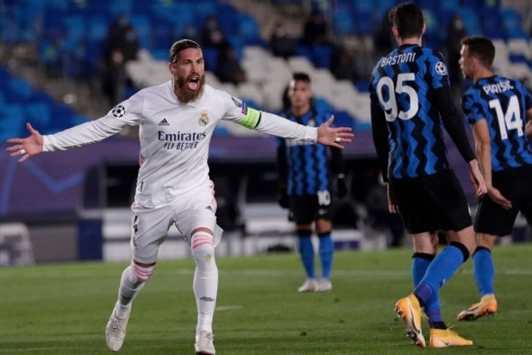 Sergio Ramos tarihin en &ccedil;ok gol atan savunma oyuncusu oldu