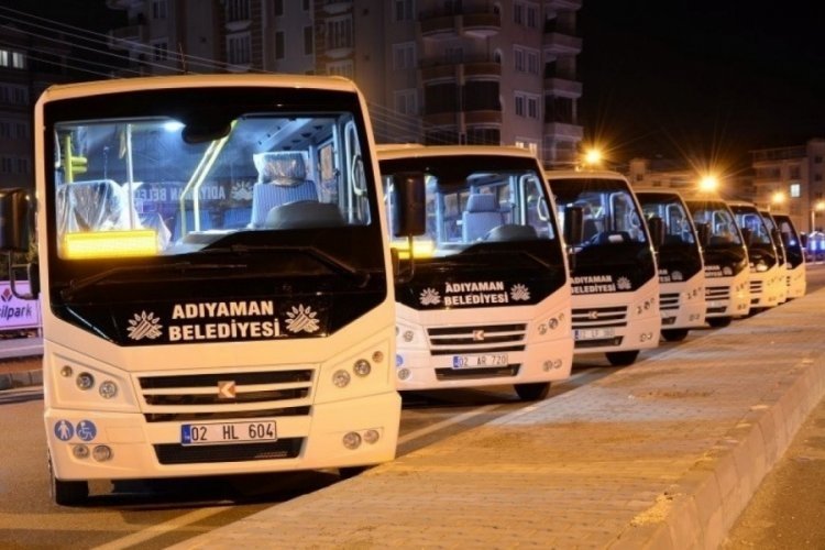 11 ayda Adıyaman'da 10 milyona yakın yolcu taşındı