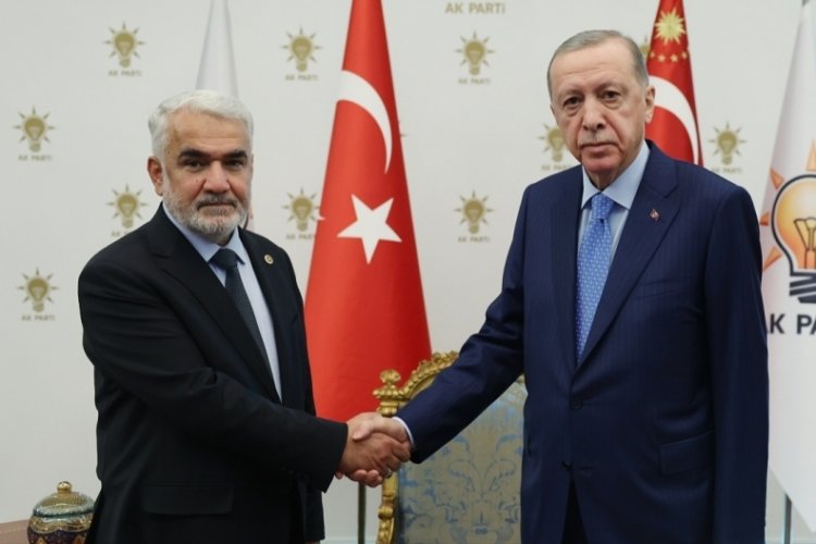 Erdoğan, Zekeriya Yapıcıoğlu ile g&ouml;r&uuml;şt&uuml;