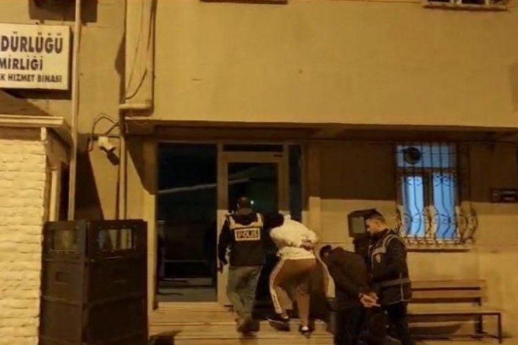Bursa'da d&uuml;ğ&uuml;n magandaları adliyeye sevk edildi