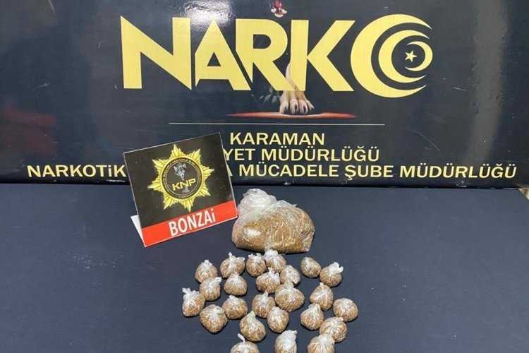 Karaman'da uyuşturucu operasyonu! Bir ş&uuml;pheli tutuklandı