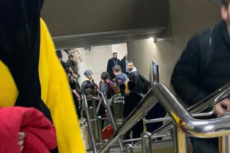 Ankara metrosunda intihar girişimi
