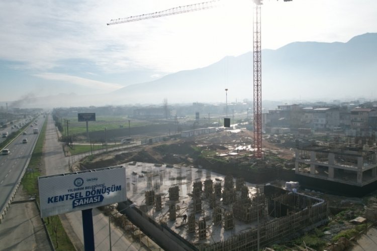 Bursa Yıldırım'da yeşil d&ouml;n&uuml;ş&uuml;m