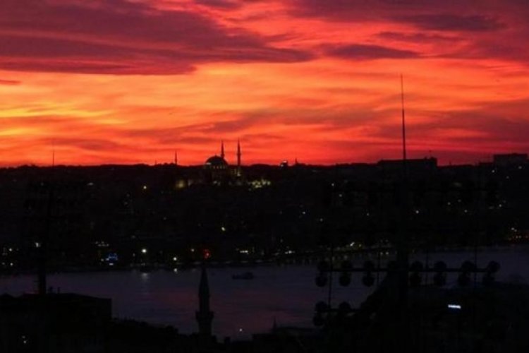 İstanbul'da kartpostallık manzara!