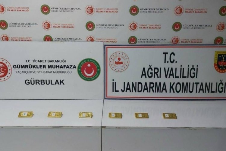 Ağrı'da 11 milyon değerinde altın ele ge&ccedil;irildi