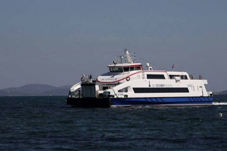 &Ccedil;anakkale'de feribot seferlerine hava engeli