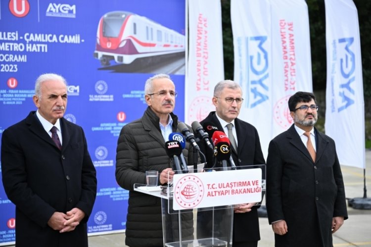 Bakan Uraloğlu: &Ccedil;amlıca Metrosu'nda hedef 2025!