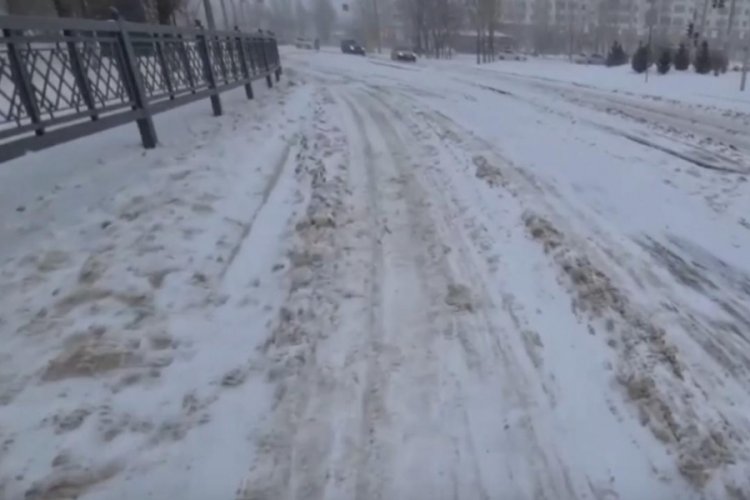 Kazakistan'ın g&uuml;neyinde kar fırtınası nedeniyle acil durum ilan edildi