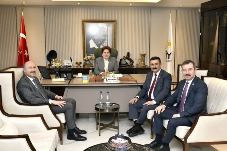 İYİ Parti Bursa il başkanından Meral Akşener'e ziyaret