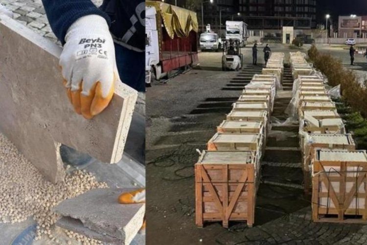 Afyonkarahisar'da mermerli zehir sevkiyatı oyunu bozuldu