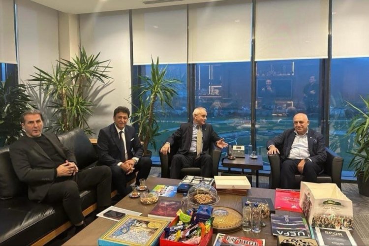 Başkan G&uuml;nay'dan TFF'ye ziyaret!